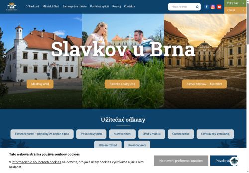 Zobrazit webové stránky Město Slavkov u Brna