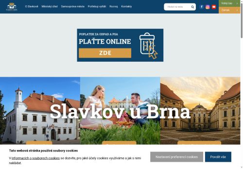 Zobrazit webové stránky Město Slavkov u Brna
