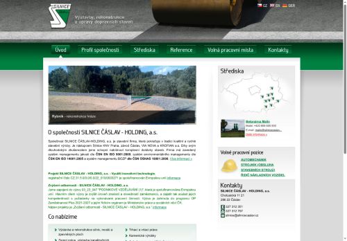 Silnice Čáslav - Holding,a.s. nabízí práci na pozici Řidič (m/ž) v obci Zásmuky
