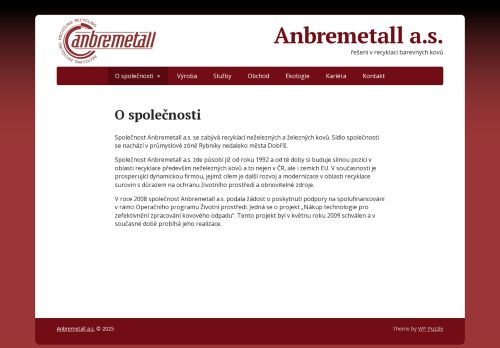 ANBREMETALL a.s. nabízí práci na pozici Automechanik - údržbář v obci Rybníky