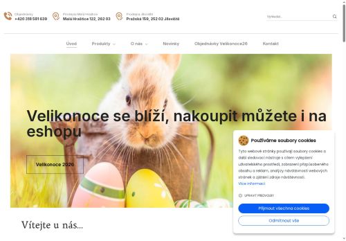 Webové stránky PECU Stáňa s.r.o., Malá Hraštice