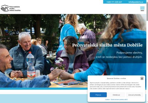 Zobrazit webové stránky Pečovatelská služba Dobříš