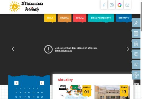 Zobrazit webové stránky Základní škola Václava Havla, Poděbrady