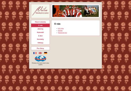 Zobrazit webové stránky Národopisný soubor Vrčka, o.s.