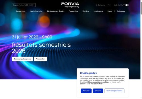 Faurecia Plzeň, s.r.o. nabízí práci na pozici Operátor výroby v obci Úherce