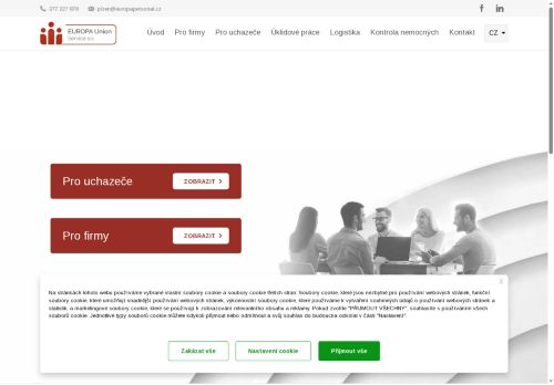 EUROPA Union Service a.s. nabízí práci na pozici Montážní dělníci/e ostatních výrobků v obci Kladno