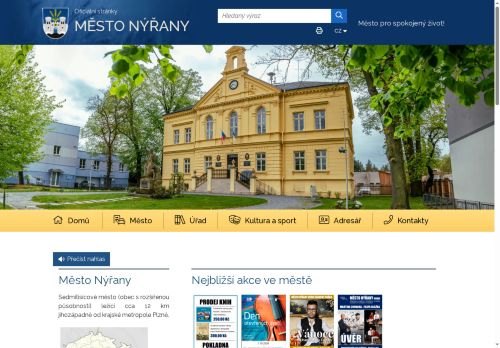 Město Nýřany nabízí práci na pozici Úředník Odboru obecní živnostenský úřad v obci Plzeň