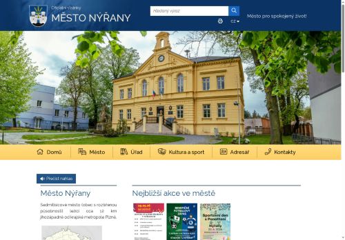 Město Nýřany nabízí práci na pozici Úředník Odboru životního prostředí - myslivost, lesní hospodářství v obci Plzeň