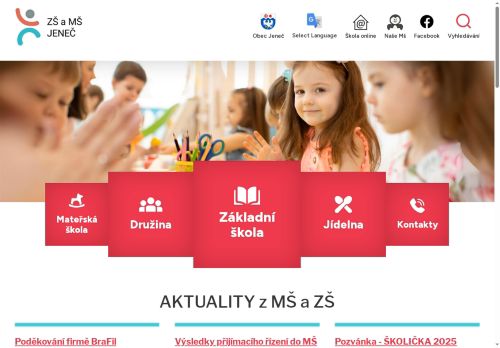 Základní škola a Mateřská škola Jeneč, okres Praha - západ nabízí práci na pozici uklízeč/ka v obci Jeneč