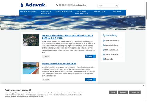 Zobrazit webové stránky Adavak, s.r.o.