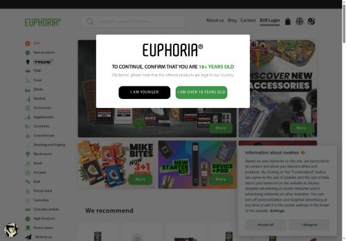 Webové stránky Don´s Food s.r.o., Praha