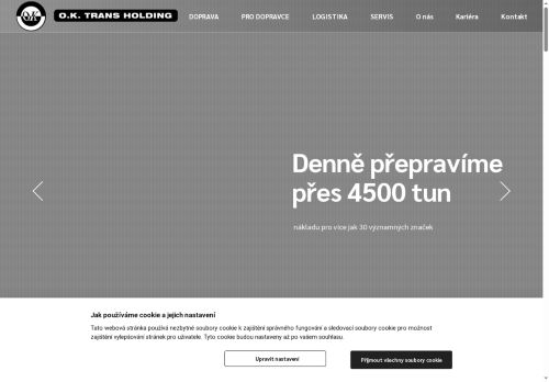 O.K. Trans Praha spol. s r.o. nabízí práci na pozici Řidiči nákladních automobilů, tahačů a speciálních vozidel (m/ž) v obci Chýně