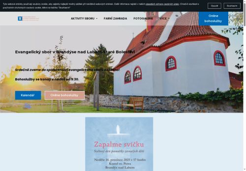 Zobrazit webové stránky Evangelický sbor v Brandýse nad Labem
