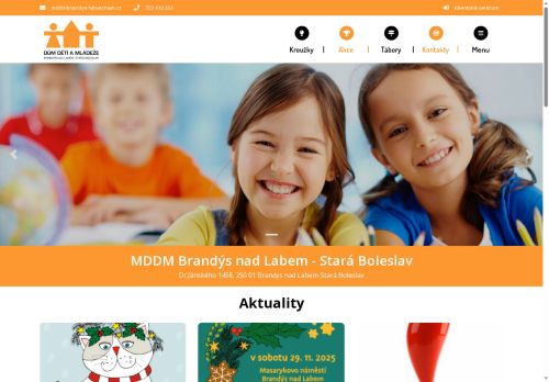 Zobrazit webové stránky MDDM Brandýs nad Labem