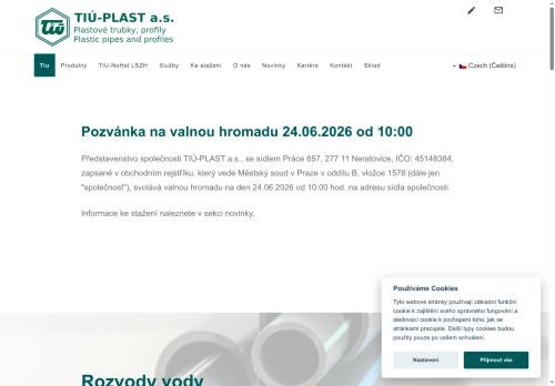 Zobrazit webové stránky TIÚ - Plast a.s.
