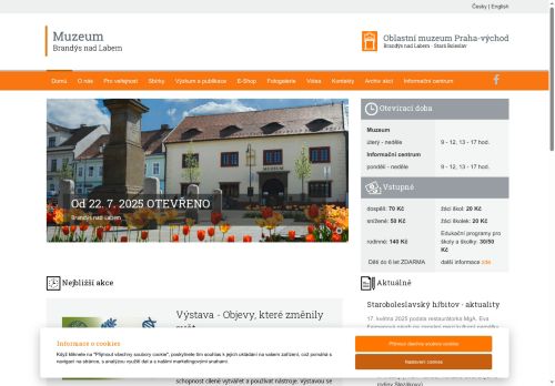 Zobrazit webové stránky Muzeum Brandýs nad Labem