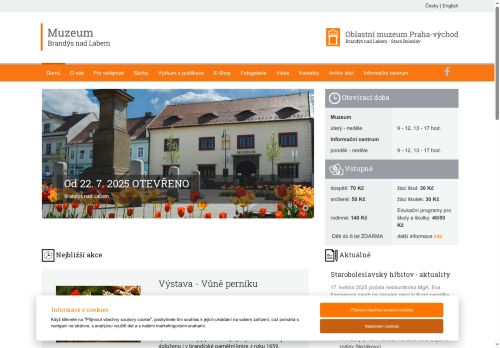 Zobrazit webové stránky Muzeum Brandýs nad Labem