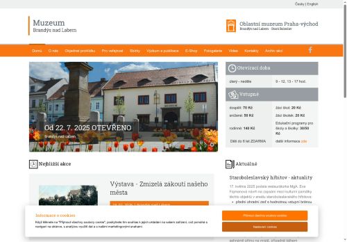 Zobrazit webové stránky Muzeum Brandýs nad Labem