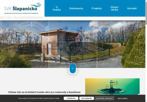 Zobrazit webové stránky Svazek obcí pro vodovody a kanalizace Šlapanicko