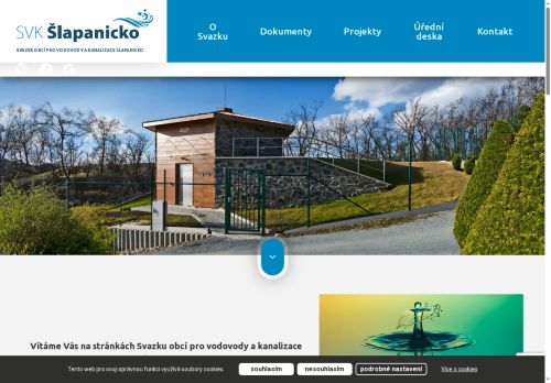 Zobrazit webové stránky Svazek obcí pro vodovody a kanalizace Šlapanicko