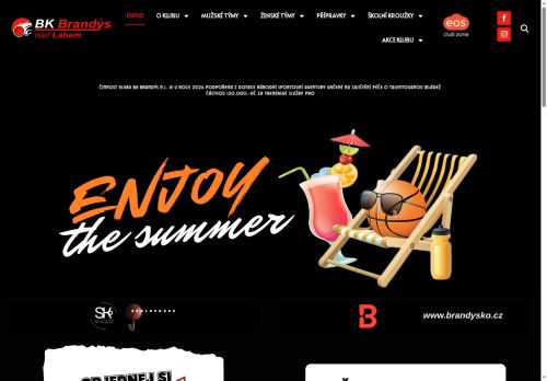 Zobrazit webové stránky Basketbalový klub Brandýs nad Labem
