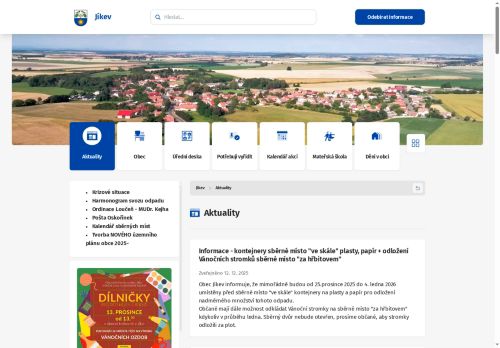 Zobrazit webové stránky Obecní úřad Jíkev