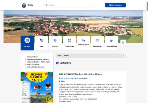 Zobrazit webové stránky Obecní úřad Jíkev