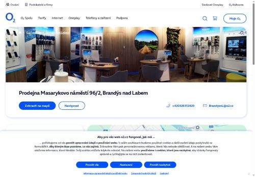 Zobrazit webové stránky O2 Brandýs nad Labem