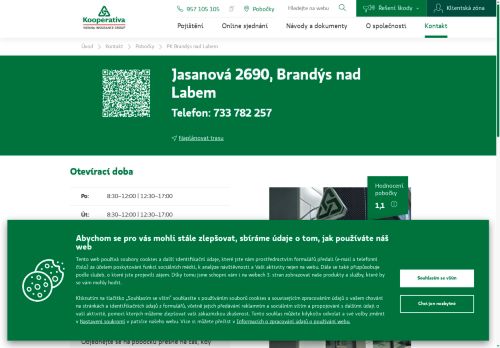 Zobrazit webové stránky Kooperativa Brandýs nad Labem
