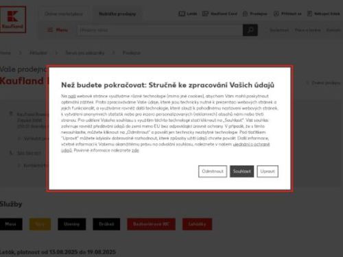 Prodejna Kaufland Brandýs nad Labem