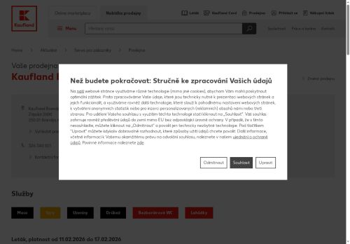 Zobrazit webové stránky Prodejna Kaufland Brandýs nad Labem