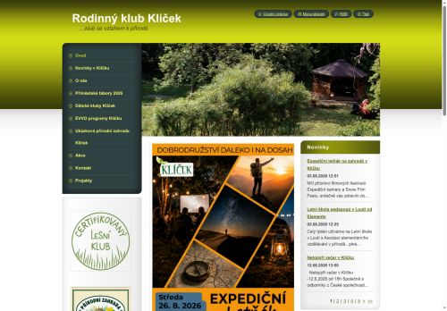 Zobrazit webové stránky Rodinný klub Klíček, z. s.