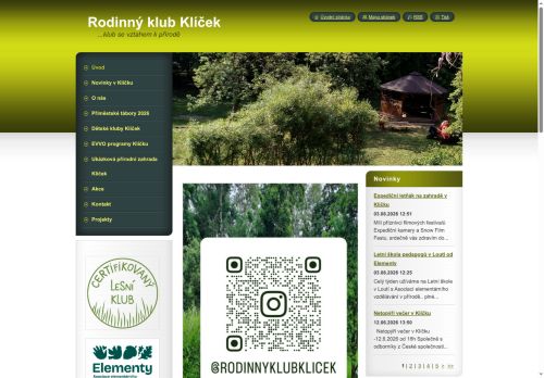 Zobrazit webové stránky Rodinný klub Klíček, z. s.
