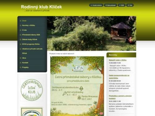 Rodinný klub Klíček, z. s.