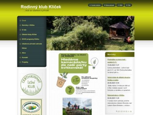 Rodinný klub Klíček, z. s.