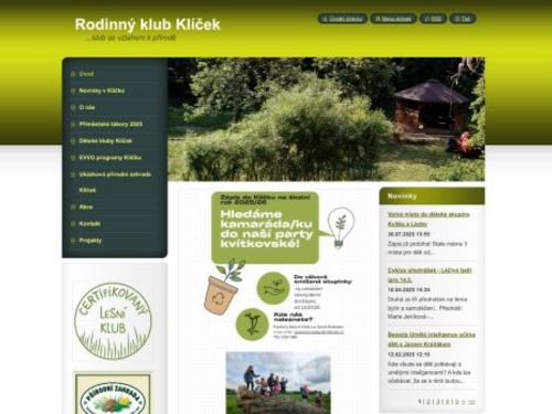 Rodinný klub Klíček, z. s.