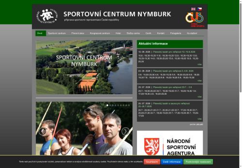Zobrazit webové stránky Sportovní centrum Nymburk