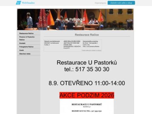 Hotel U Pastorků ve Slavkově u Brna