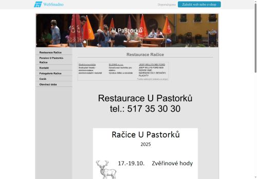 Zobrazit webové stránky Hotel Rakovec u Pastorků v Račicích