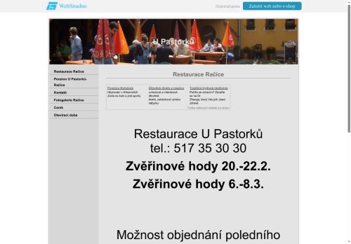 Zobrazit webové stránky Hotel Rakovec u Pastorků v Račicích