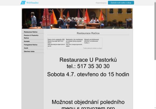 Zobrazit webové stránky Hotel Rakovec u Pastorků v Račicích