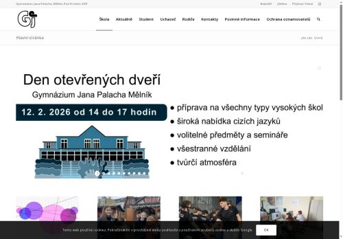 Zobrazit webové stránky Gymnázium Jana Palacha