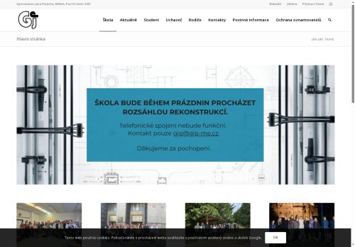Zobrazit webové stránky Gymnázium Jana Palacha