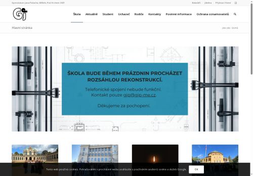 Zobrazit webové stránky Gymnázium Jana Palacha