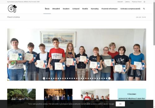 Zobrazit webové stránky Gymnázium Jana Palacha