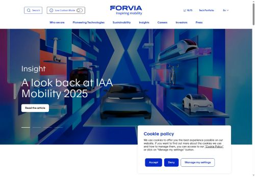 Faurecia Emissions Control Technologies, Mladá Boleslav, s.r.o. nabízí práci na pozici Montážní dělníci mechanických zařízení v obci Mladá Boleslav
