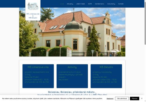 Zobrazit webové stránky Mateřská škola Limanova vila a Okružní