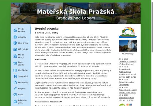 Zobrazit webové stránky Mateřská škola Pražská