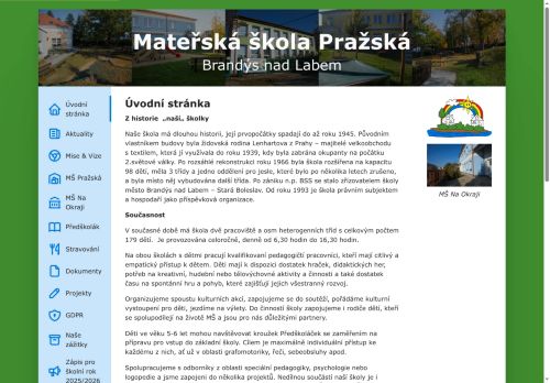 Zobrazit webové stránky Mateřská škola Pražská