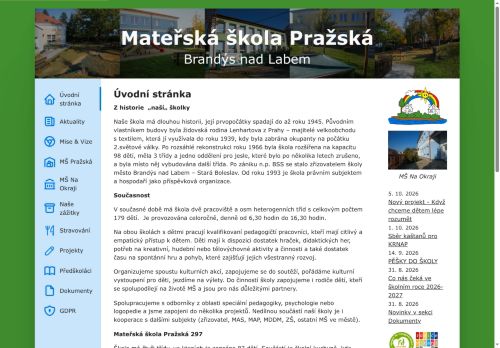 Zobrazit webové stránky Mateřská škola Pražská